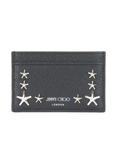 Jimmy Choo star studded leather card holder
