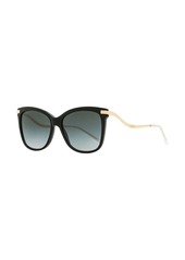 Jimmy Choo Steff rectangular-frame sunglasses