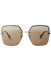 Jimmy Choo Tavi oversize square-frame sunglasses