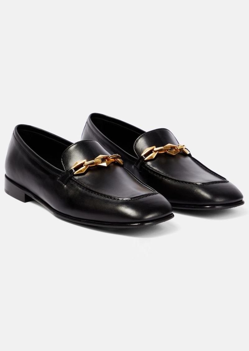 Jimmy Choo Tilda leather loafers