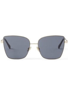 Jimmy Choo Vella oversize-frame sunglasses