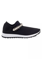 Jimmy Choo Verona Embellished Knit Trainers