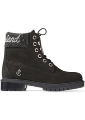 Jimmy Choo x Timberland crystal cuff boots