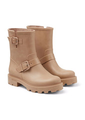 Jimmy Choo Yael flat biodegradable rubber rain boots