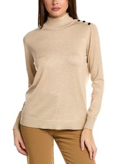 Joan Vass Mock Neck Sweater