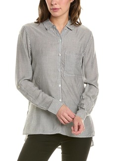 Joan Vass Roll Sleeve Shirt