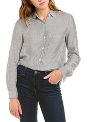 Joan Vass Roll Sleeve Shirt