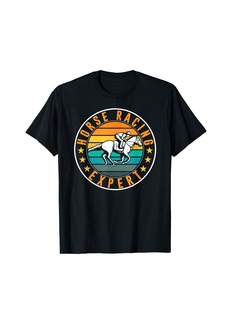 Jockey Horse Racing Expert Race Horses Racer T-Shirt