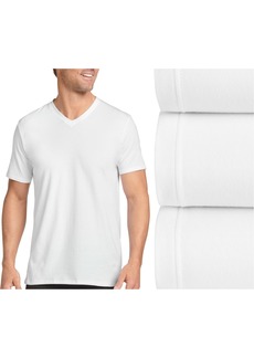 Jockey Men's 3-Pk. V-Neck T-Shirts - White