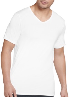 Jockey Men's Active Ultra Soft V-Neck T-Shirt - White