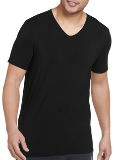 Jockey Men's Active Ultra Soft V-Neck T-Shirt - Black