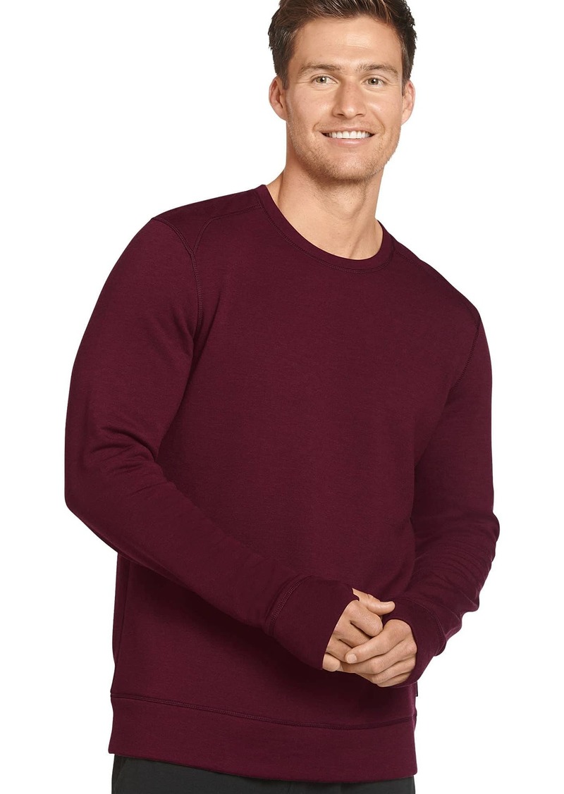 Jockey Men's Sportswear Lightweight Fleece Crew Sweatshirt  m