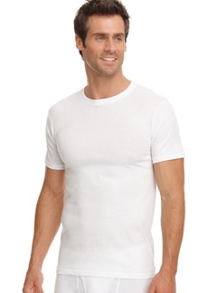 Jockey Men's Tagless 3-Pack Crew Neck Undershirts + 1 Bonus Shirt, Created for Macy's - White