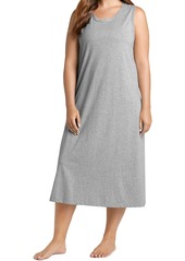Jockey Plus Size Everyday Essentials Cotton Tank Sleepdress Nightgown