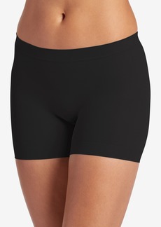 Jockey Skimmies No-Chafe Short Length Slip Short, available in extended sizes 2108 - Black