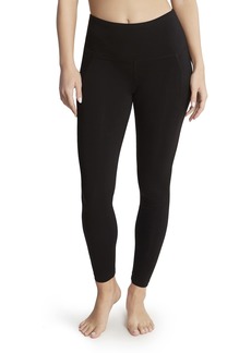 Jockey Womens Cotton Stretch Basic Ankle with Side Leggings