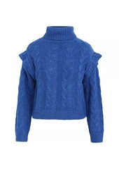 Joe's Jeans Adeline Cable-Knit Turtleneck Sweater