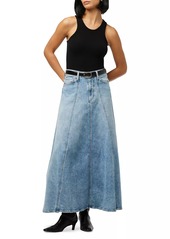 Joe's Jeans Amelia Paneled Denim Maxi Skirt