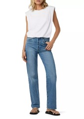 Joe's Jeans Arden Padded Cotton-Blend Sleeveless T-Shirt