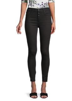 Joe's Jeans Bassie High-Rise Skinny Ankle Distressed Jeans