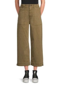 Joe's Jeans Cleo High Rise Cropped Wide Leg Jeans