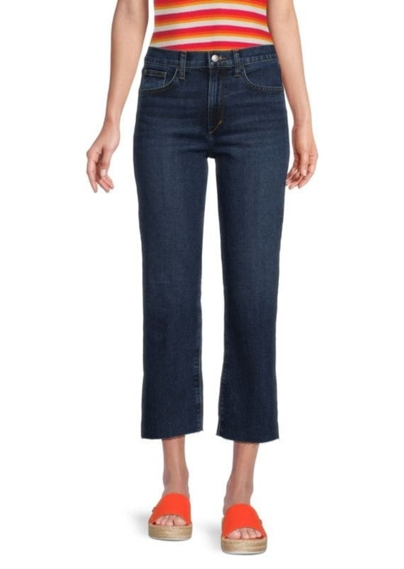 Joe's Jeans Dark Wash High Rise Cropped Jeans