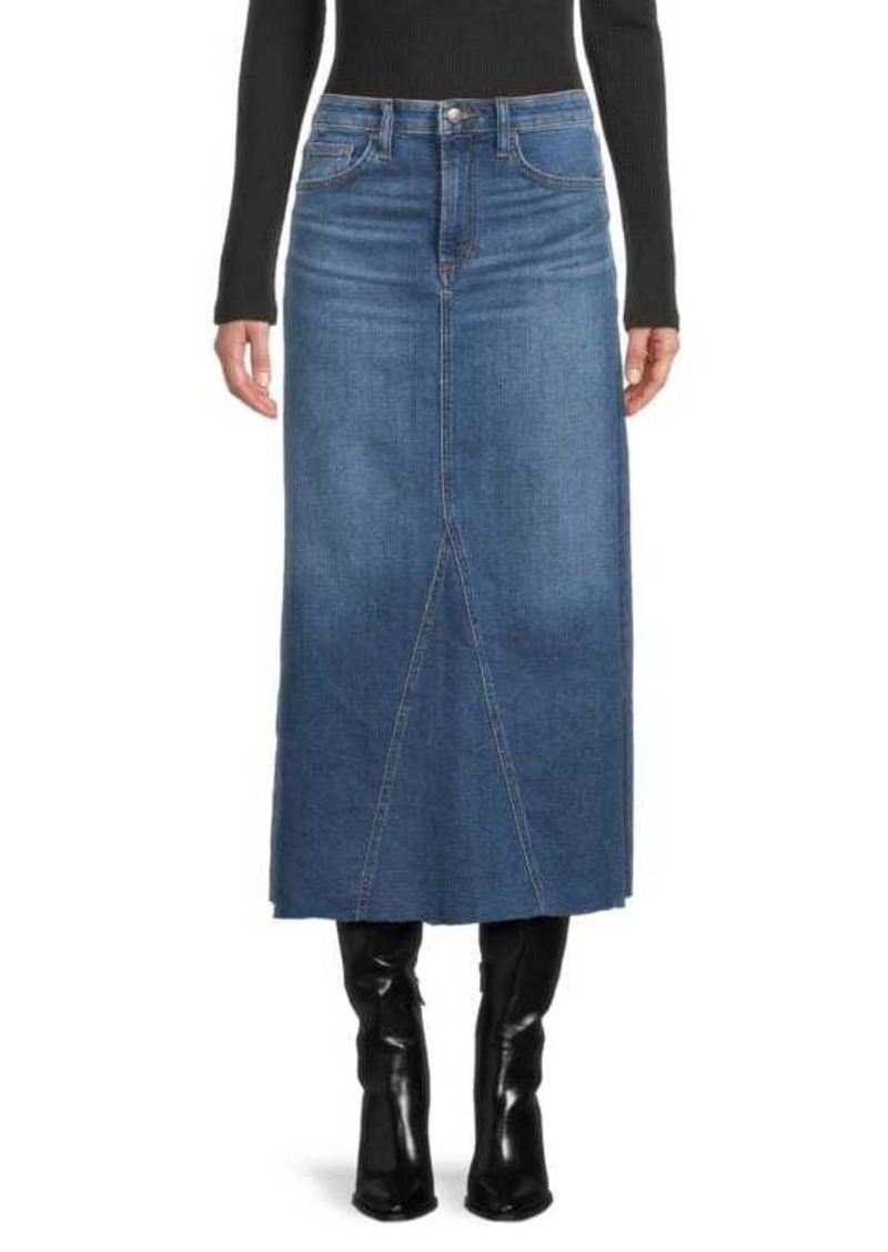 Joe's Jeans Denim Midi Skirt