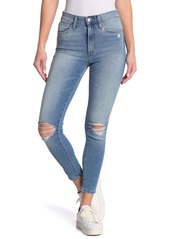 Joe's Jeans Distressed High Rise Ankle Skinny Jeans
