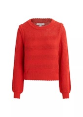 Joe's Jeans Elyse Cotton-Blend Crochet Sweater