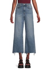 Joe's Jeans High Rise Cropped Wide Leg Jeans