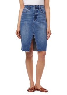Joe's Jeans Joe's High Rise Denim Midi Skirt in Violet at Nordstrom Rack