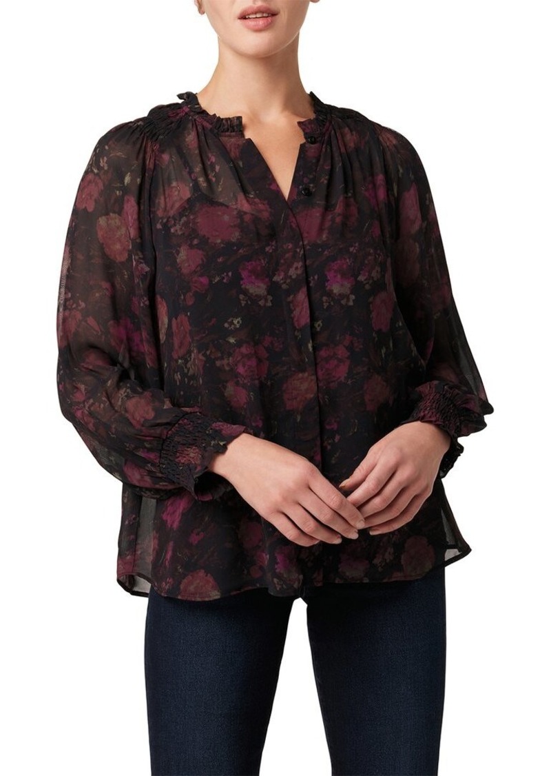 JOE'S Jeans Arwel Shirred Georgette Blouse