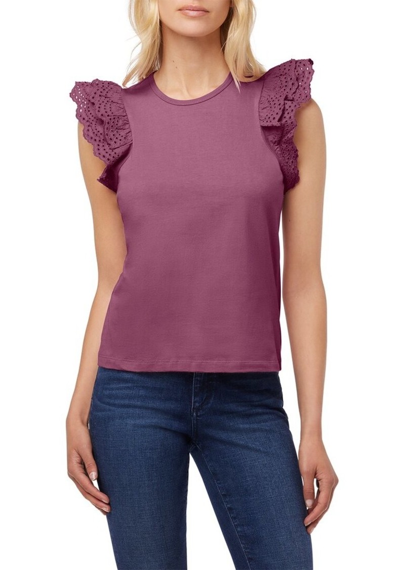 JOE'S Jeans Eyelet Sleeve Top