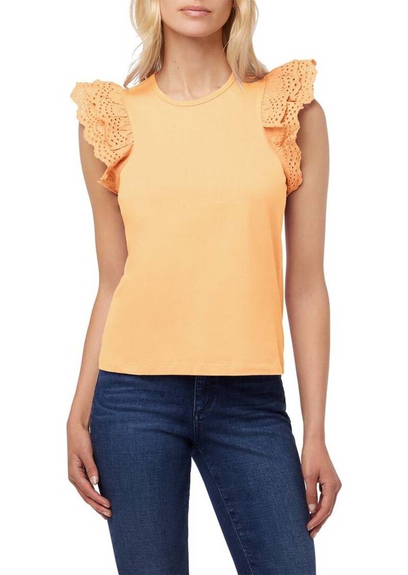 JOE'S Jeans Eyelet Sleeve Top