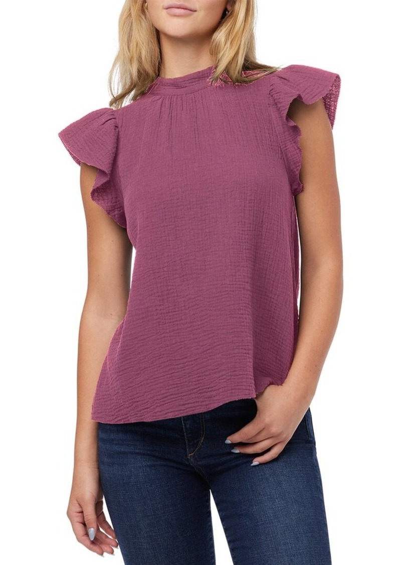 JOE'S Jeans Gauze Flutter Sleeve Top