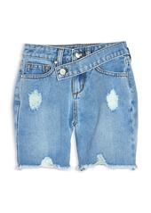Joe's Jeans Girls' Celia Relaxed Fit Distressed Denim Shorts - Big Kid