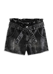 Joe's Jeans Girls' Gia Regular Fit Belted Denim Shorts - Little Kid