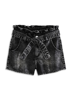 Joe's Jeans Girls' Gia Regular Fit Belted Denim Shorts - Big Kid