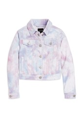 Joe's Jeans Girls' Tie-Dyed Denim Jacket, Little Kid - 100% Exclusive