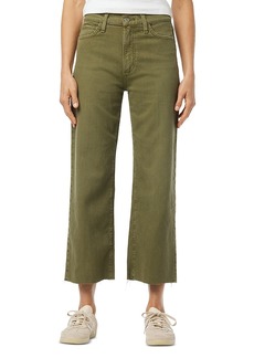 Joe's Jeans The Blake High Rise Cropped Wide Leg Jeans in Burnt Olive