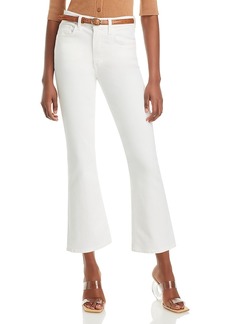 Joe's Jeans The Callie High Rise Cropped Flare Jeans in White
