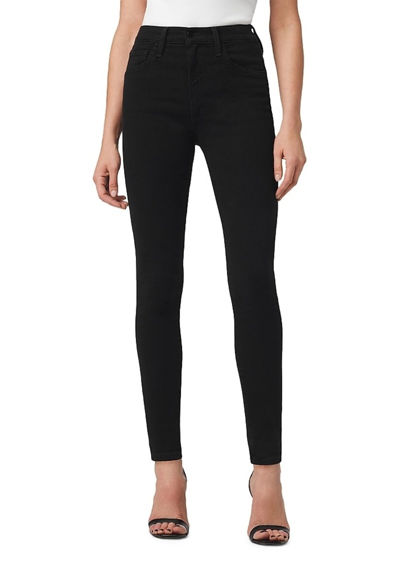 Joe's Jeans The Charlie High Rise Ankle Skinny Jeans in Black