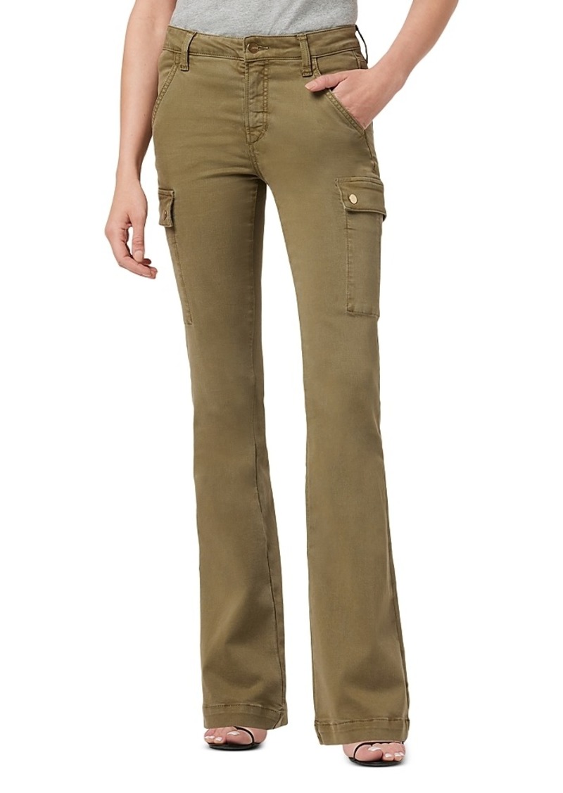 Joe's Jeans The Frankie High Rise Straight Cargo Jeans in Burnt Olive