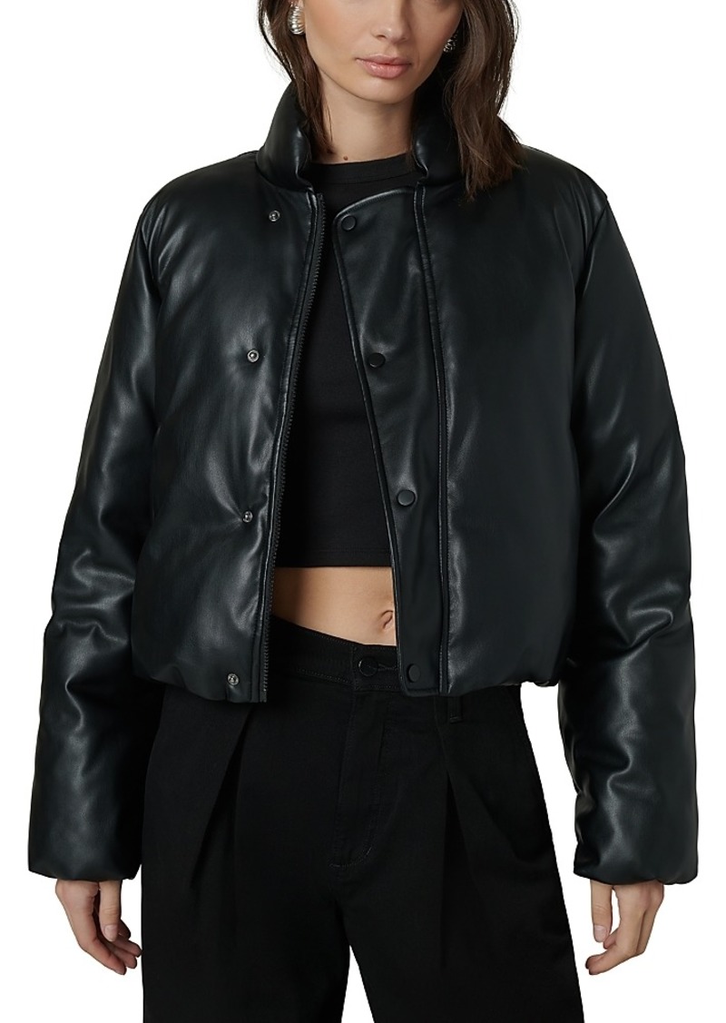 Joe's Jeans The Kiki Faux Leather Bomber Jacket