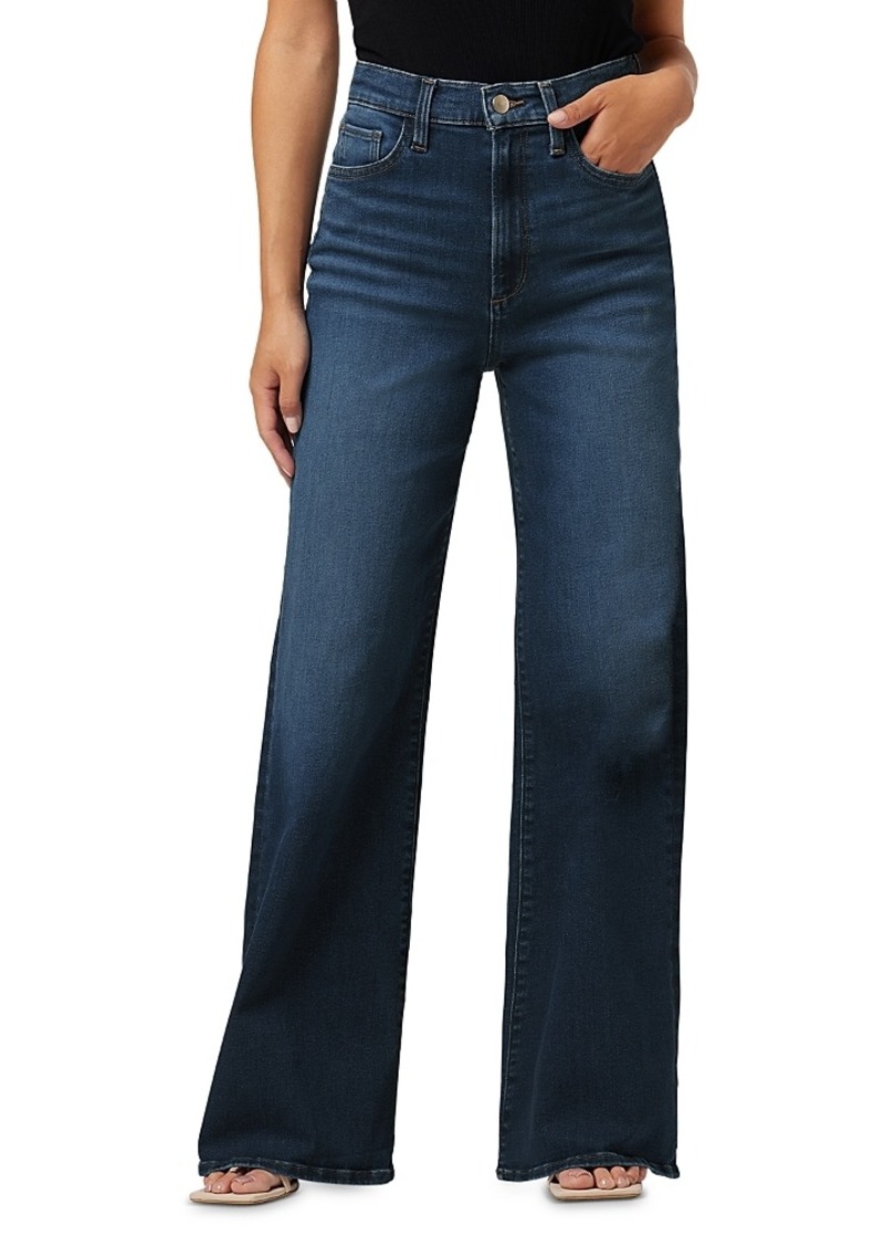 Joe's Jeans The Mia Petite High Rise Wide Leg Stretch Jeans in Exhale