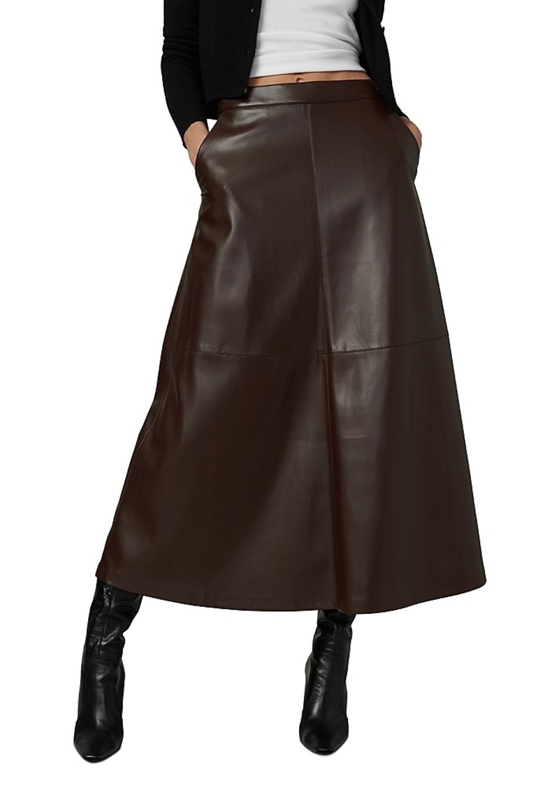 Joe's Jeans The Tavi Faux Leather Maxi Skirt