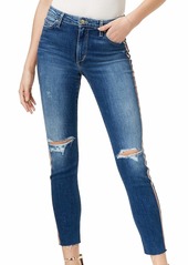 Joe's Jeans Women's Charlie HIGH Rise Stripe Skinny Ankle Jean