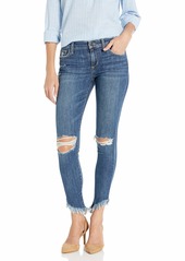 Joe's Jeans Women's Icon Diagonal Hem Midrise Skinny Ankle Jean