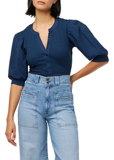 Joe's Jeans Women's The Lena Short Sleeve Blouse