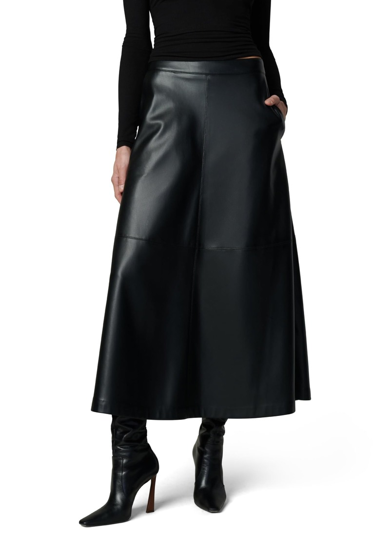 Joe's Jeans Women's The Tavi Vegan Leather Skirt